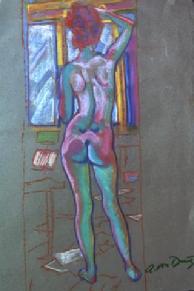 #651 Nude 14x20 Pastel