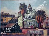 #2 The Salt Box Rochester Apartment 24 x 36 Oil, Painted in 1962