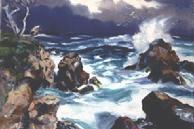 #46 Point Lobos Surf 16x20 Oil